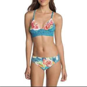 Vera Bradley Vibrant Pink and Teal Bikini